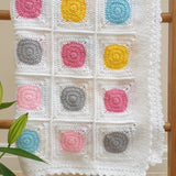 Circle to Square Crochet Baby Blanket - Littler Quilts