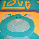 Custom Made Personalised Love You Wall Hanging - Littler Quilts