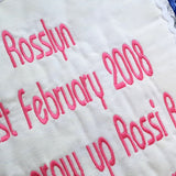 Custom Made Words of Wisdom Quilt - Littler Quilts