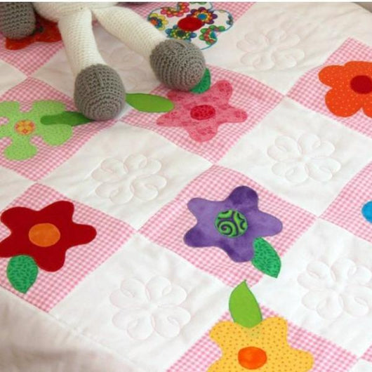 Quilt Pink high quality Flower Power