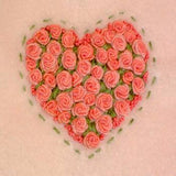 Hand Embroidered Roses Heart Blanket - Littler Quilts