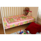 Love U Cot Bed Quilt in Pink - Littler Quilts