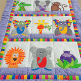 Personalised Jungle Quilt - Littler Quilts