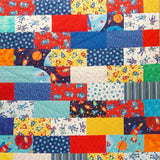 Rockets and Robots Children's Patchwork Quilt - Littler Quilts